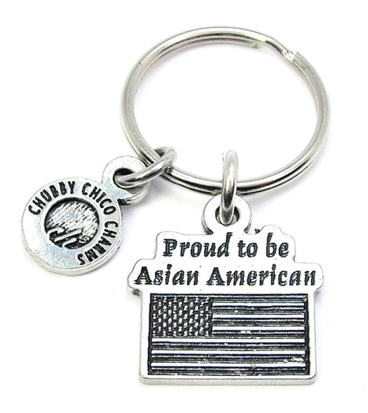 Proud To Be Asian American Key Chain