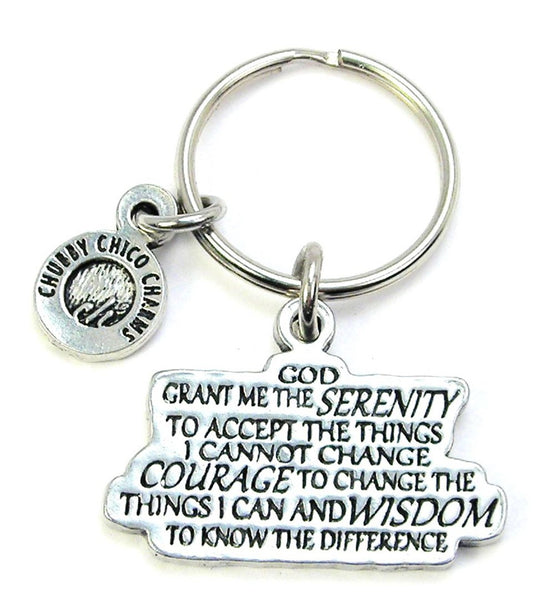 The Serenity Prayer Key Chain
