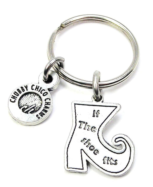 If The Shoe Fits Witch Boot Key Chain
