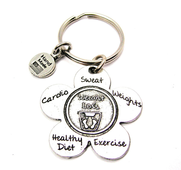 The Weight Loss Flower Key Chain