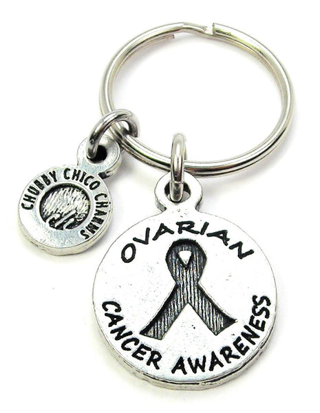Ovarian Cancer Awareness Key Chain - American Made Pewter Key Chains ...