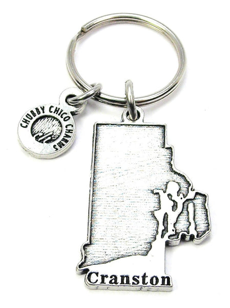 Cranston Rhode Island Key Chain