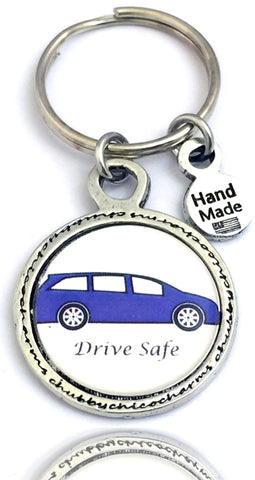 Drive Safe Framed Resin Key Chain