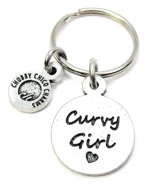 Curvy Girl Key Chain