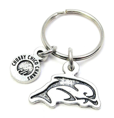 Tribal Dolphin Key Chain