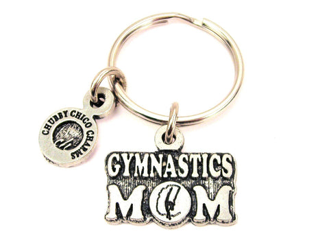 Gymnastics Mom With Gymnast In O Key Chain