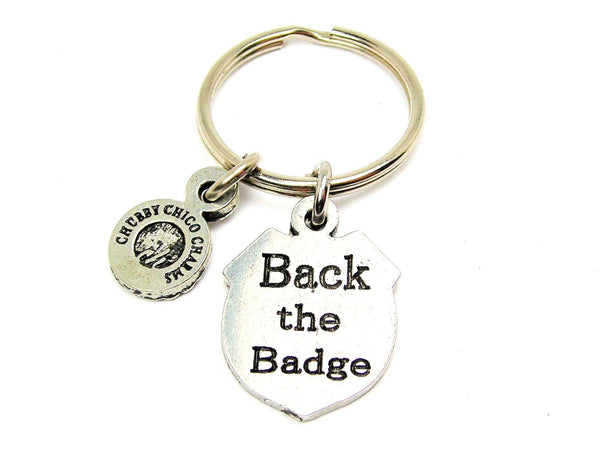 Back The Badge Key Chain