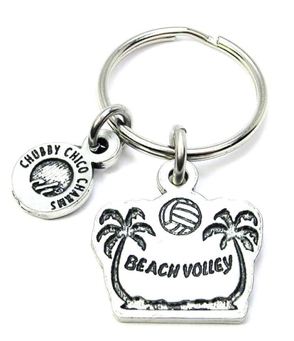 Beach Volley Key Chain