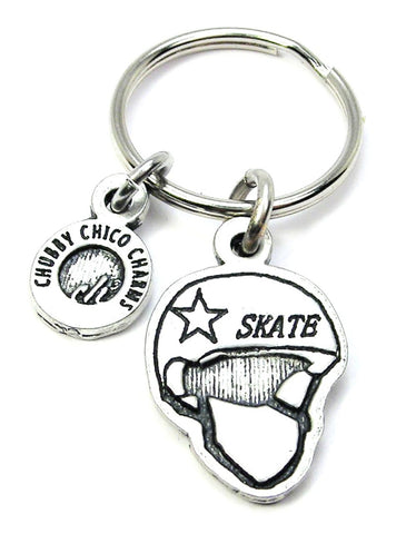 Skate Helmet Key Chain