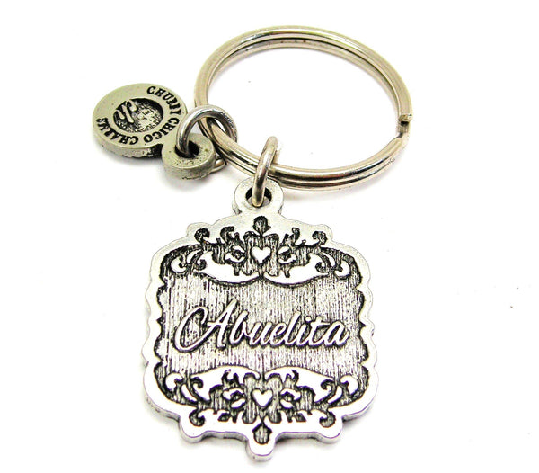 Abuelita Victorian Scroll Key Chain