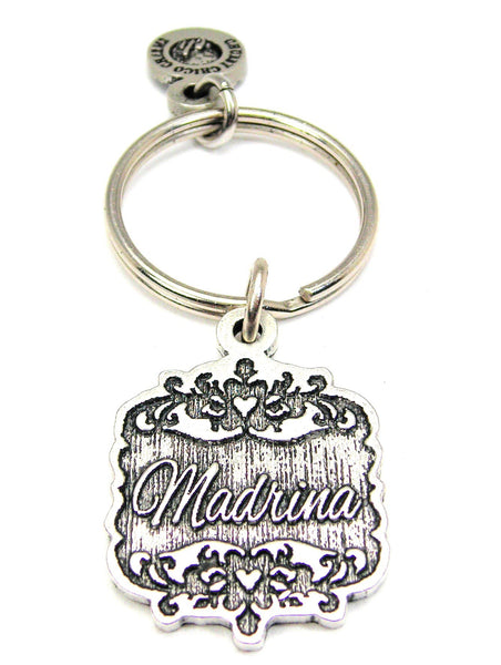 Madrina Victorian Scroll Key Chain