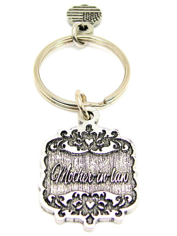 Mother In Law Victorian Scroll Key Chain
