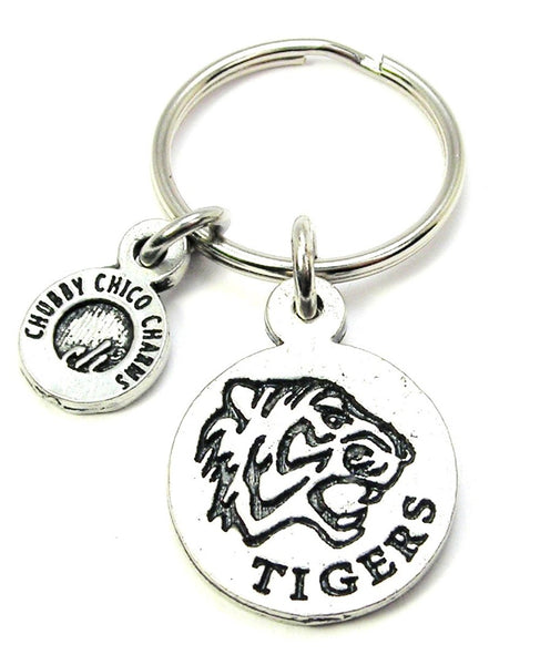 Tigers Circle With Tiger Key Chain