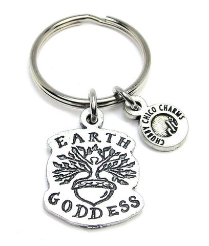 Earth Goddess Key Chain