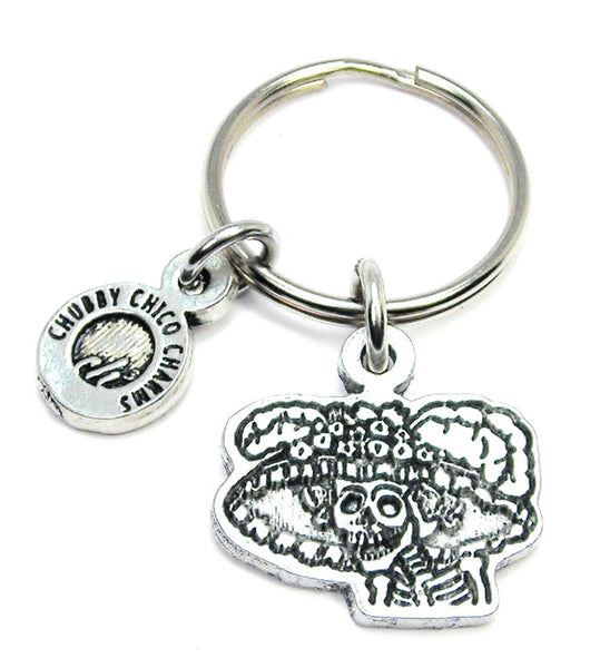 La Catrina Calavera Key Chain