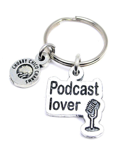 Podcast Lover Key Chain