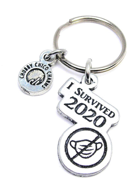 I Survived 2020 For Antimasker Key Chain