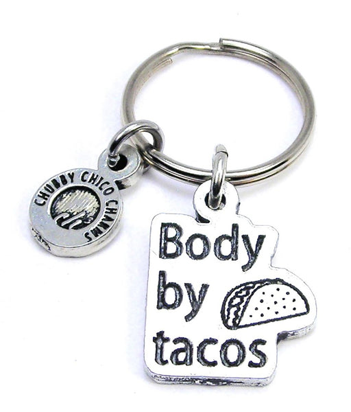 Body By Tacos Key Chain