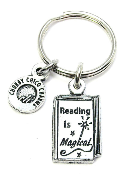 Reading Is Magical Key Chain - American Made Pewter Key Chains from ...