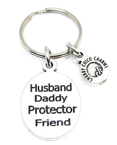 Husband Daddy Protector Friend Key Chain