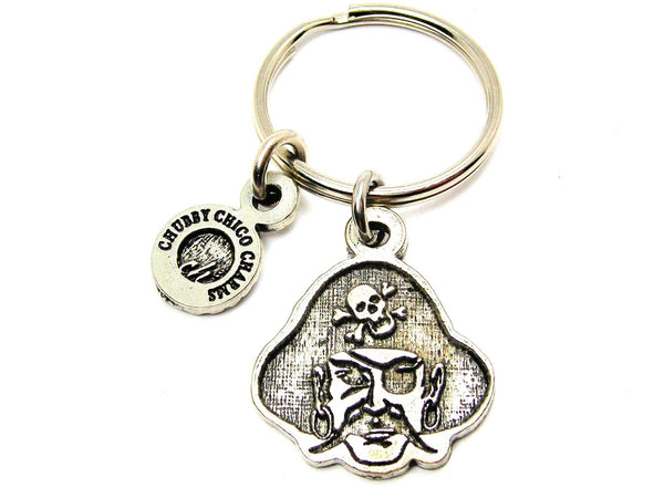 Pirate Head Key Chain