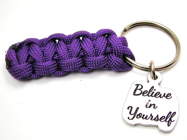 Believe In Yourself 550 Military Spec Paracord Key Chain