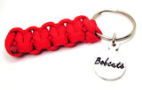 Bobcats Circle 550 Military Spec Paracord Key Chain