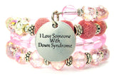 I Love Someone With Down Syndrome Multi Wrap Bracelet