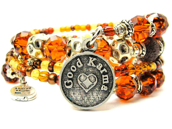 Good Karma Circle Multi Wrap Bracelet