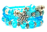 Snowflake Multi Wrap Bracelet