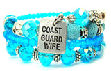 Coast Guard Wife Multi Wrap Bracelet