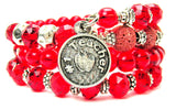 #1 Teacher Circle Multi Wrap Bracelet - Bracelets - Chubby Chico Charms