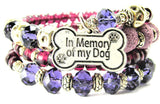 In Memory Of My Dog Multi Wrap Bracelet