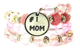 #1 Mom Multi Wrap Bracelet - Bracelets - Chubby Chico Charms