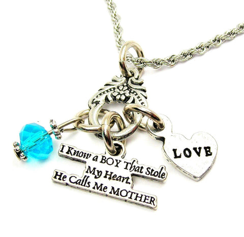 I Know A Boy That Stole My Heart Catalog Necklace