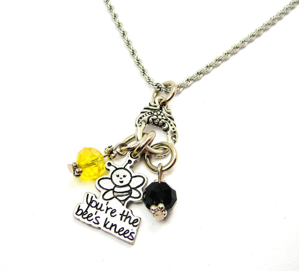 You're The Bee's Knees Catalog Necklace  - Black & Yellow