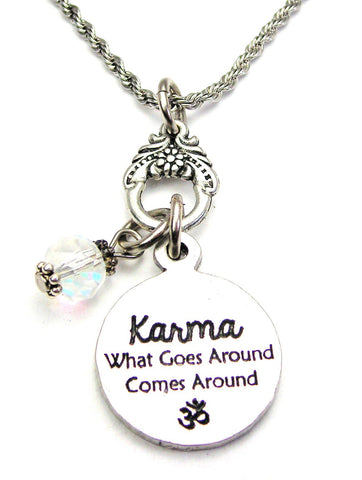 Karma, What Goes Around Comes Around Catalog Necklace