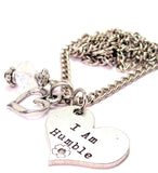I Am Humble Necklace with Small Heart