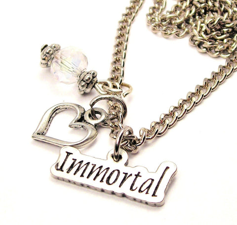 Immortal Necklace with Small Heart