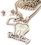 Tooth Fairy Necklace with Small Heart