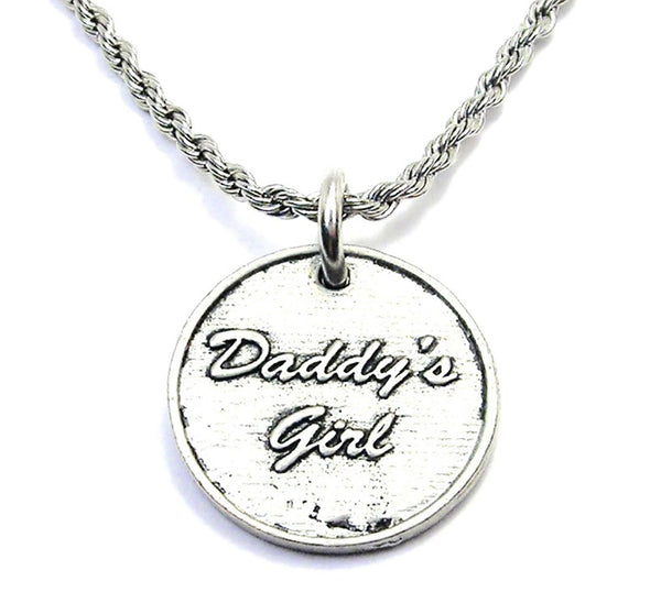 Daddy's Girl Single Charm Necklace
