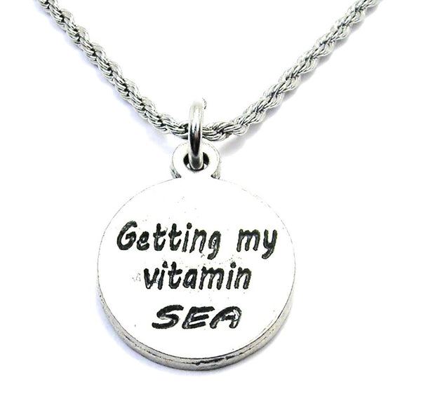 Getting My Vitamin Sea Single Charm Necklace