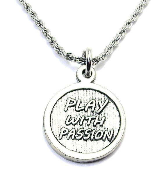 Play With Passion Single Charm Necklace