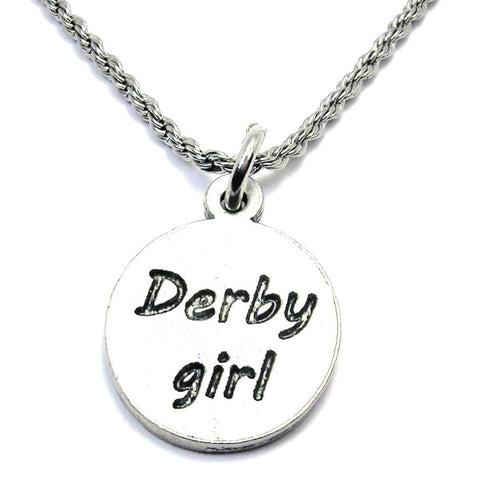 Derby Girl Single Charm Necklace