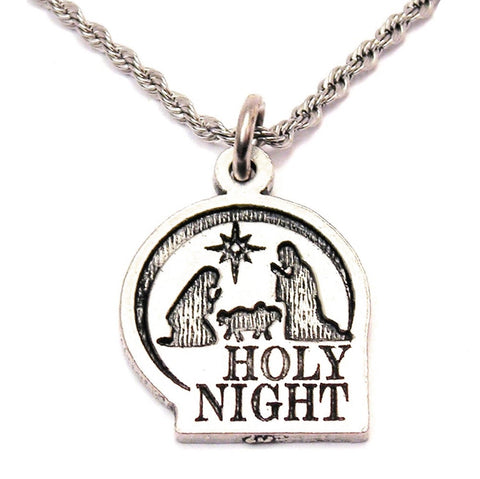 Holy Night Single Charm Necklace
