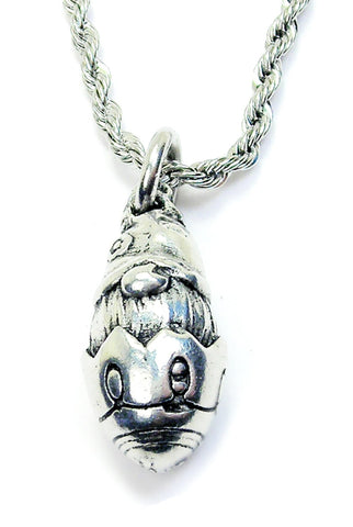 Easter Egg Gnome Single Charm Necklace