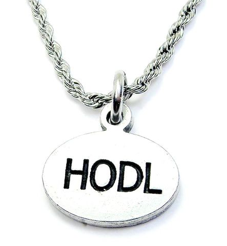 HODL Single Charm Necklace