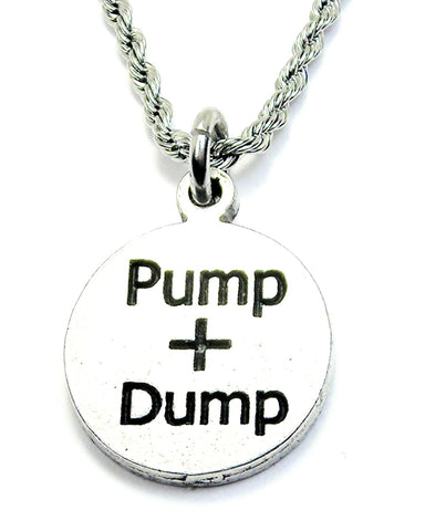 Pump And Dump Single Charm Necklace