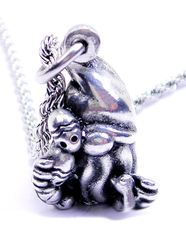 Easter Gnome Single Charm Necklace