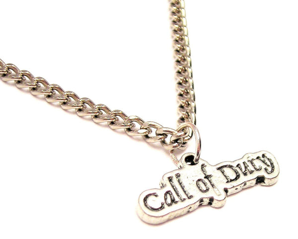 Call Of Duty Single Charm Necklace